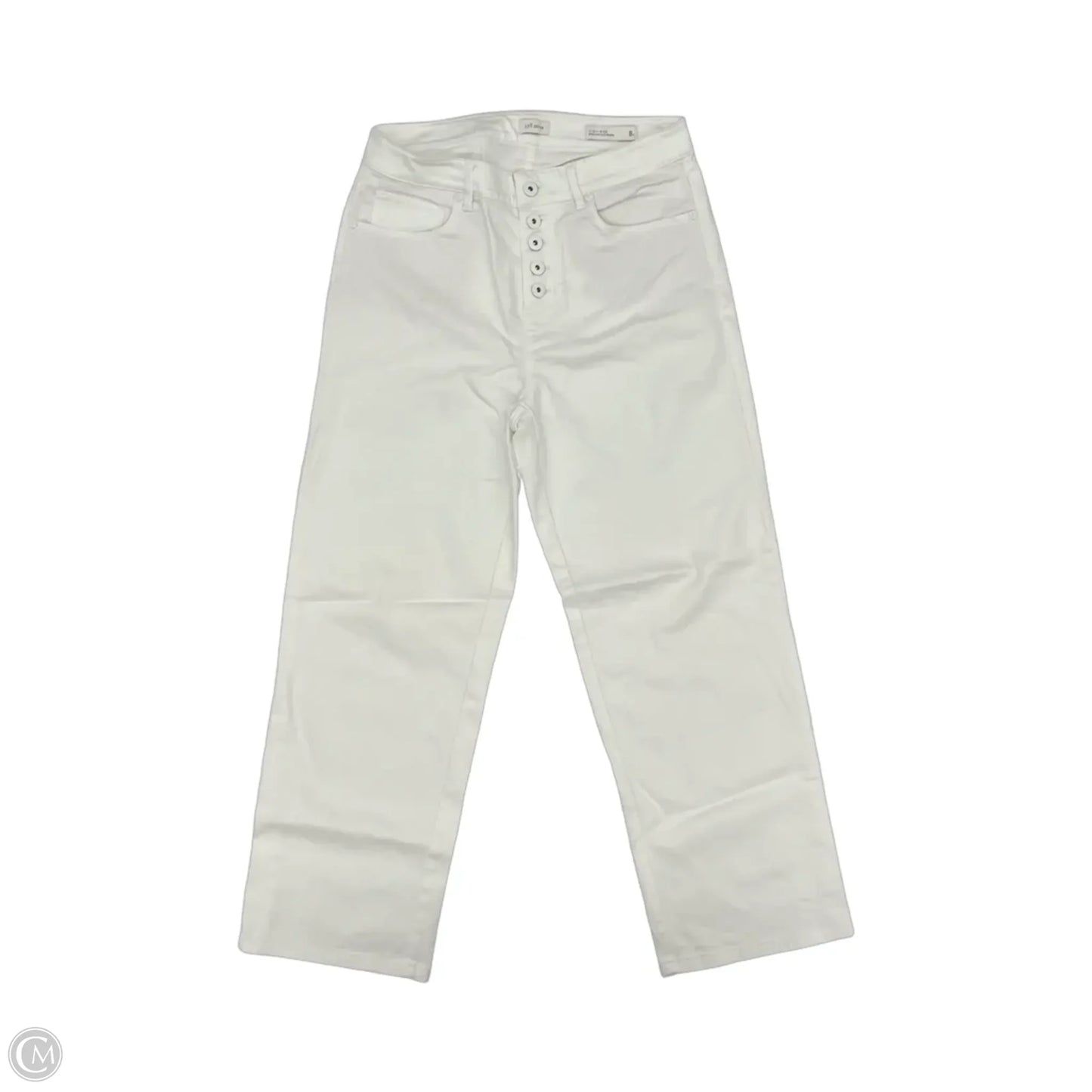Jeans Straight By J. Jill In White, Size: 8