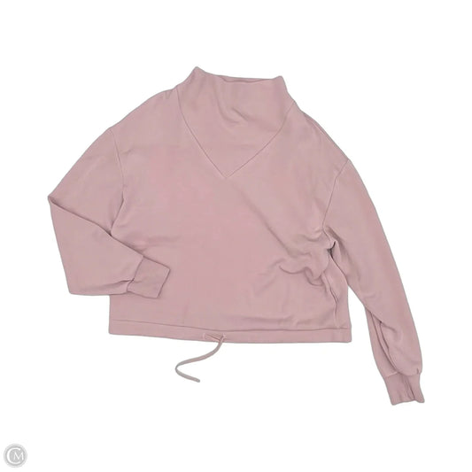 Sweatshirt Collar By Varley In Pink, Size: M