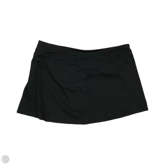Skort By Lands End In Black, Size: 18