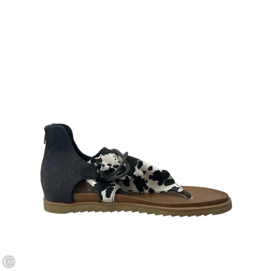 Sandals Flats By Very G In Animal Print, Size: 10