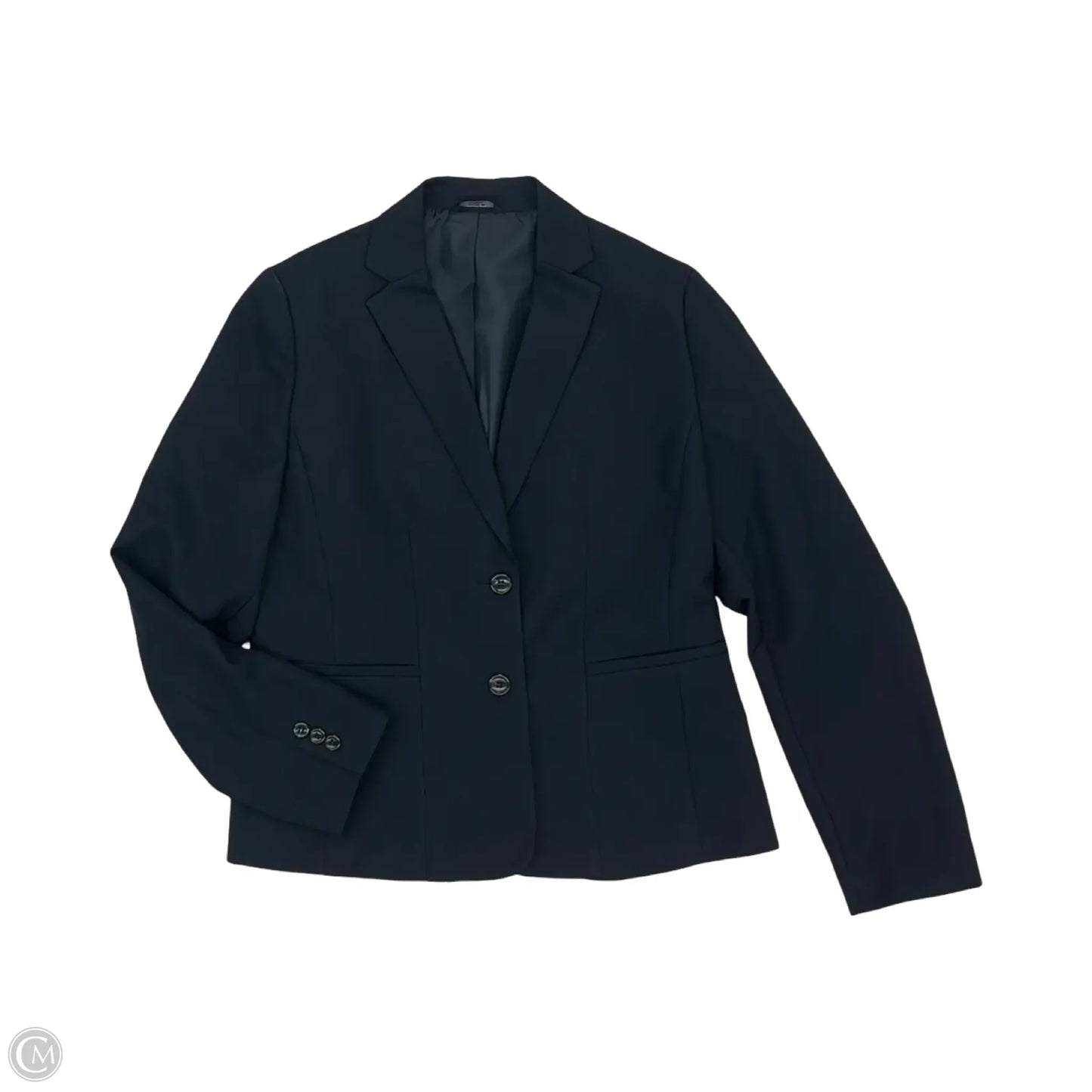 Blazer By Clothes Mentor In Navy, Size: 12