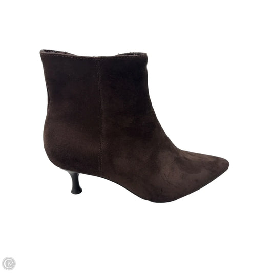 Boots Ankle Heels By Rachel Zoe In Brown, Size: 7.5