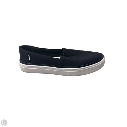 Shoes Sneakers By Toms In Black, Size: 8