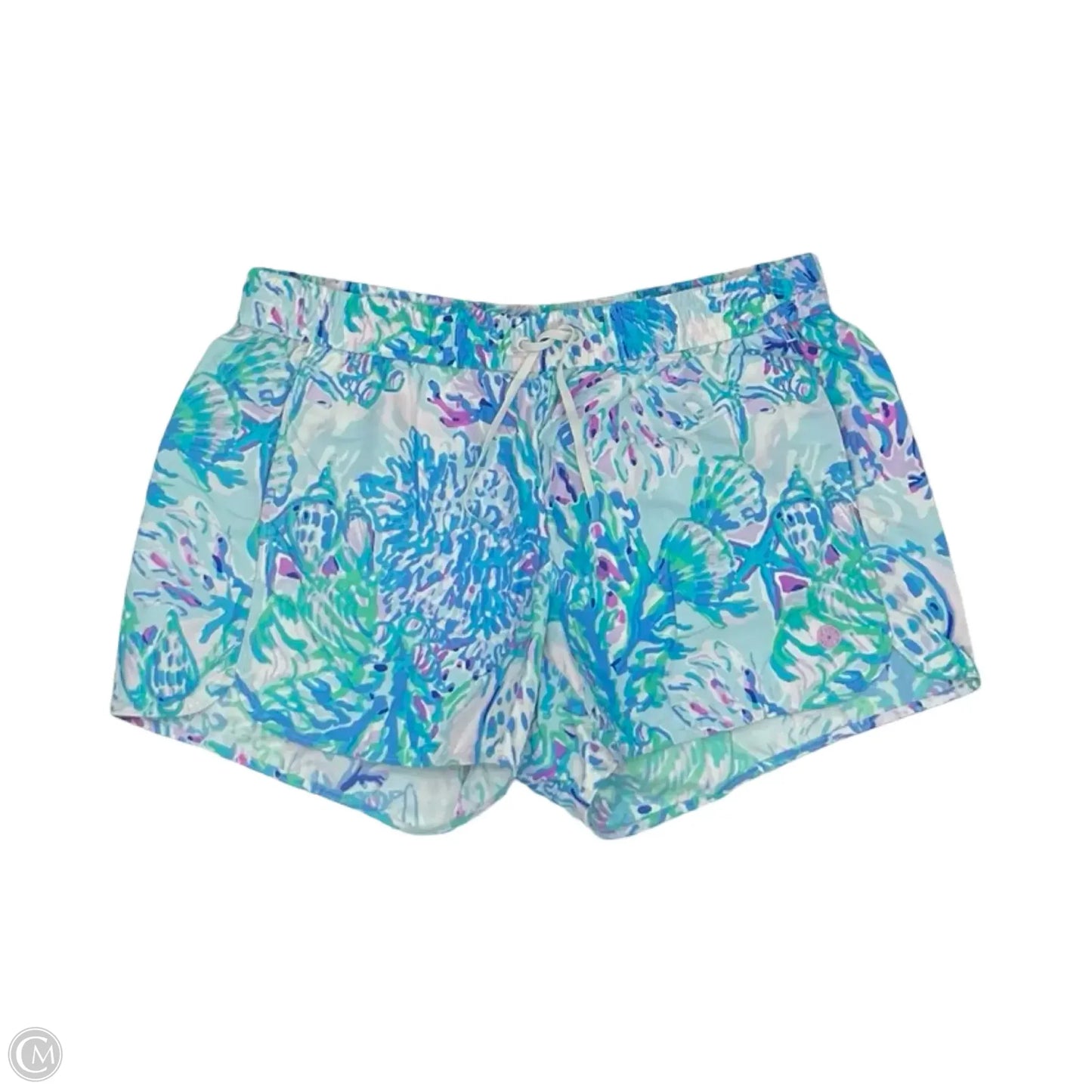 Shorts Designer By Lilly Pulitzer In Blue & Pink, Size: M