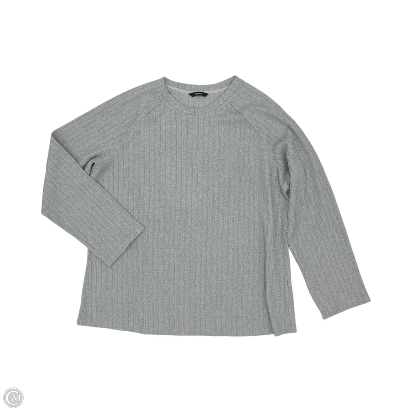 Top Long Sleeve By Dokotoo In Grey, Size: 3x