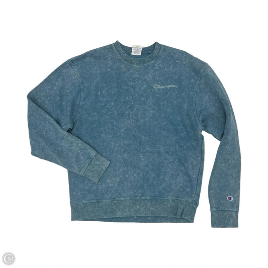 Sweatshirt Crewneck By Champion In Blue, Size: M