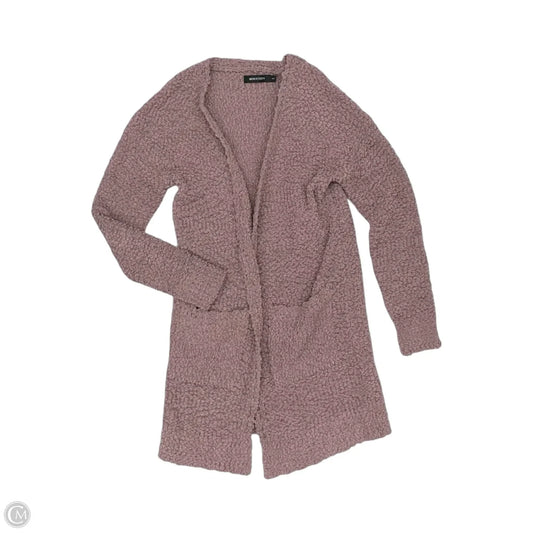 Sweater Cardigan By Merokeety In Mauve, Size: S