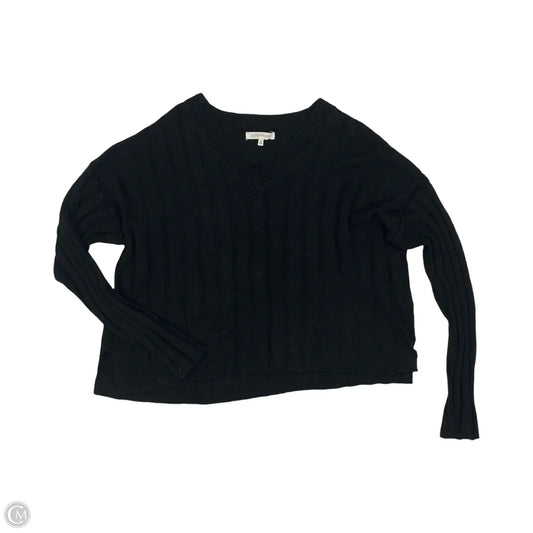 Sweater By Ultra Flirt In Black, Size: 1x