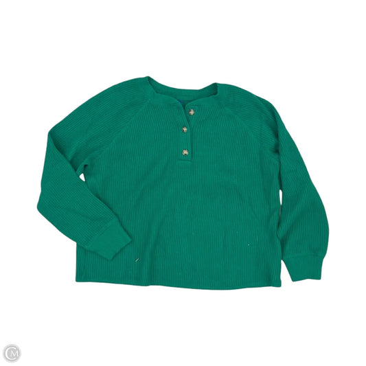 Top Long Sleeve By Old Navy In Green, Size: L