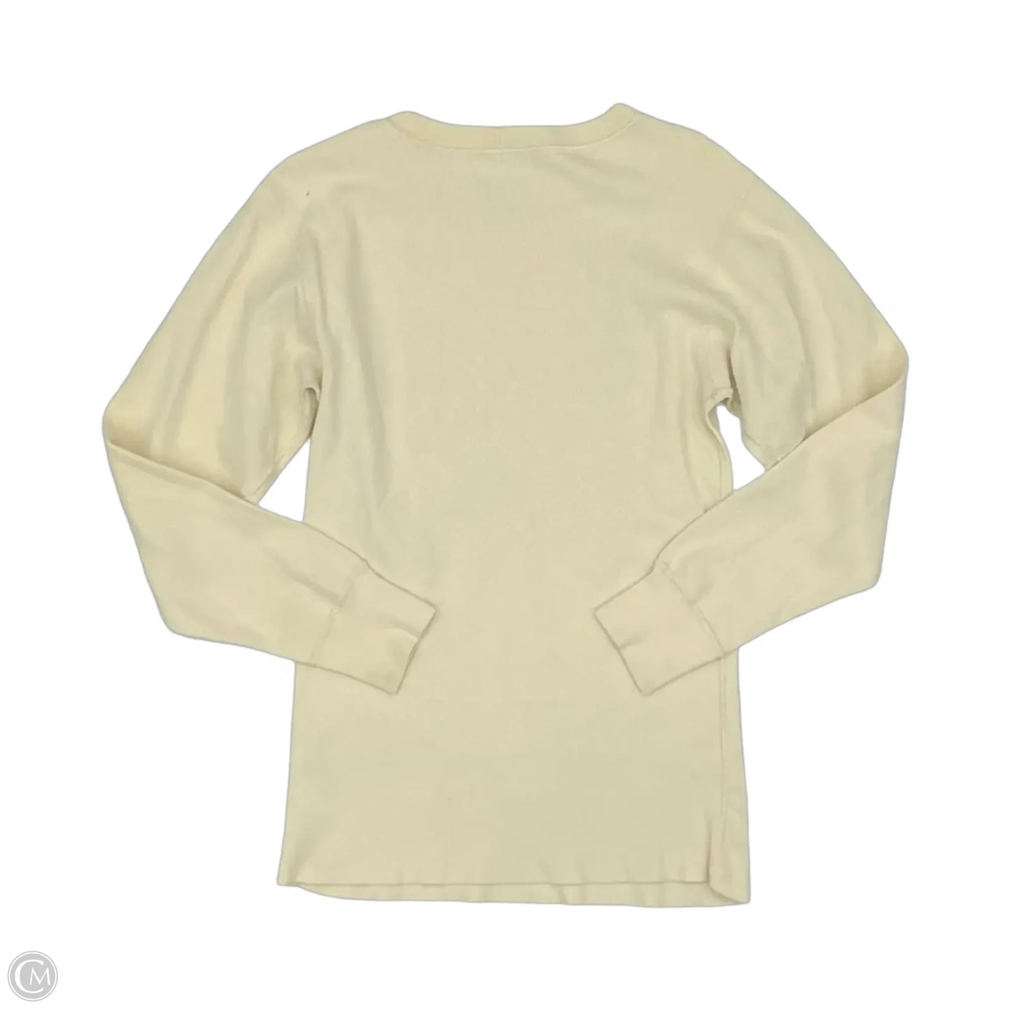 Top Long Sleeve By Carhartt In Cream, Size: M