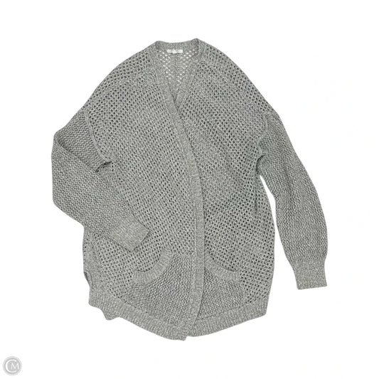 Sweater Cardigan By Maurices In Grey, Size: 1x