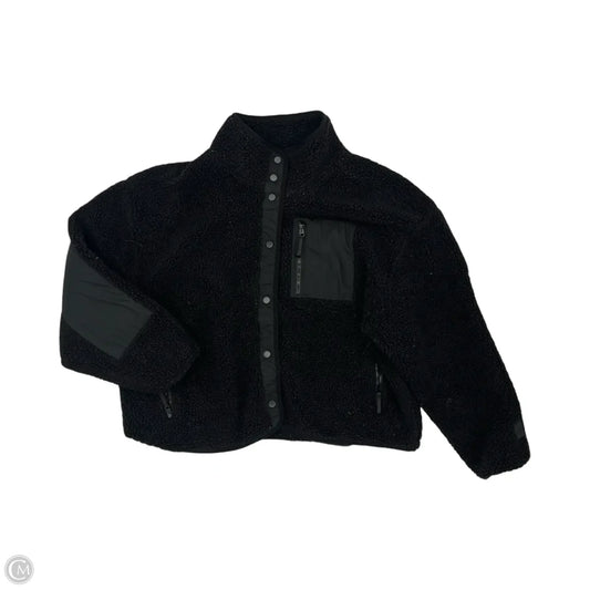 Jacket Faux Fur & Sherpa By Fabletics In Black, Size: Xxl