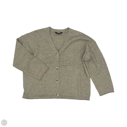 Sweater Cardigan By Members Mark In Tan, Size: Xxl