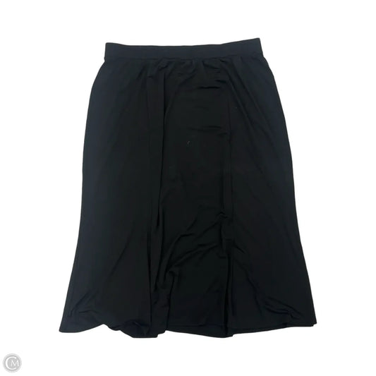 Skirt Maxi By Jessica London In Black, Size: 4x