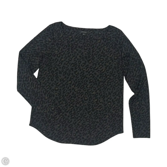 Top Long Sleeve By Ann Taylor In Animal Print, Size: M