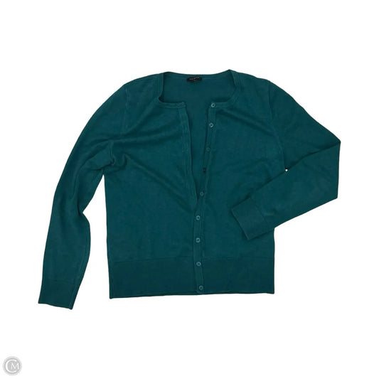 Sweater Cardigan By Talbots In Tie Dye Print, Size: S