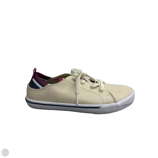 Shoes Sneakers By Sperry In Cream, Size: 5.5