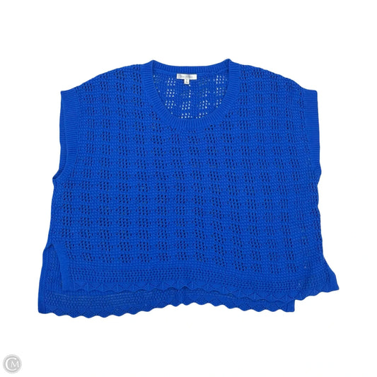 Sweater Short Sleeve By Daily Thread In Blue, Size: 2x