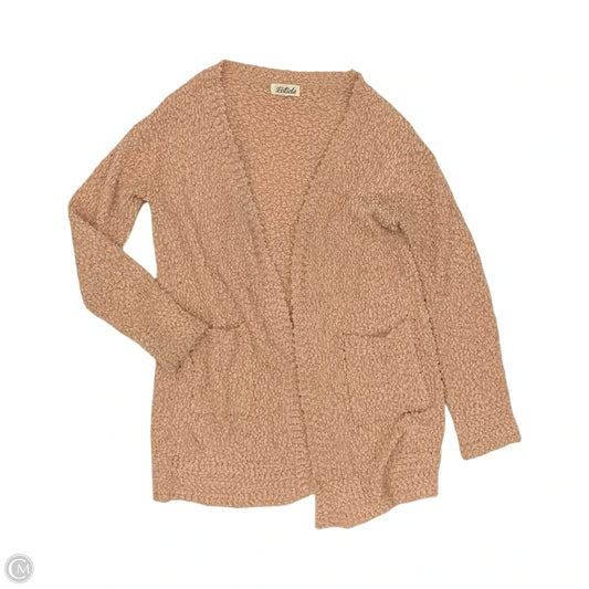 Sweater Cardigan By Listicle In Tan, Size: S