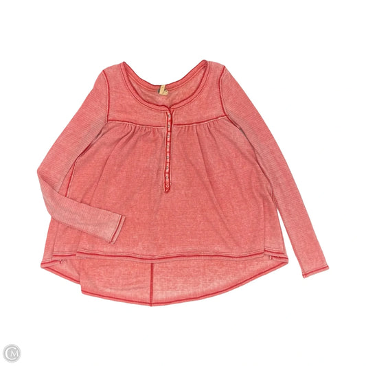 Top Long Sleeve By We The Free In Orange, Size: M