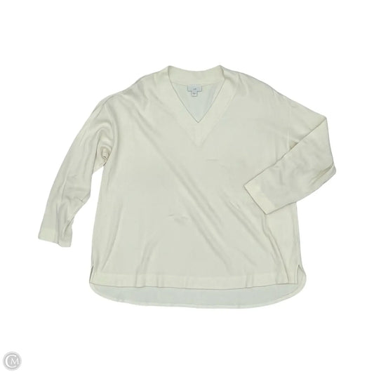 Top Long Sleeve By J. Jill In Cream, Size: Xl