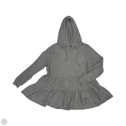 Top Long Sleeve By Lane Bryant In Grey, Size: Xl