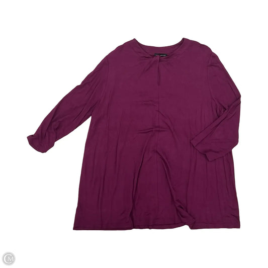 Top Long Sleeve By Lane Bryant In Purple, Size: Xl