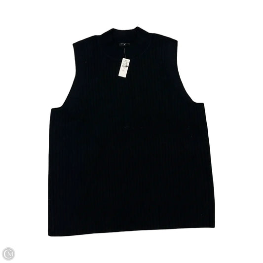 Sweater Short Sleeve By Talbots In Black, Size: 2x