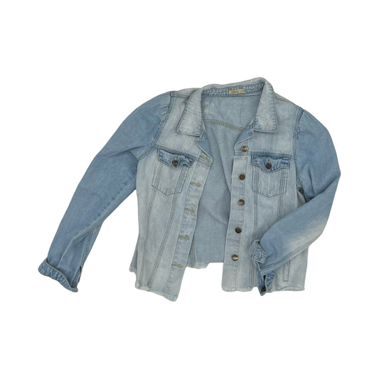 Jacket Denim By Clothes Mentor In Blue Denim, Size:M