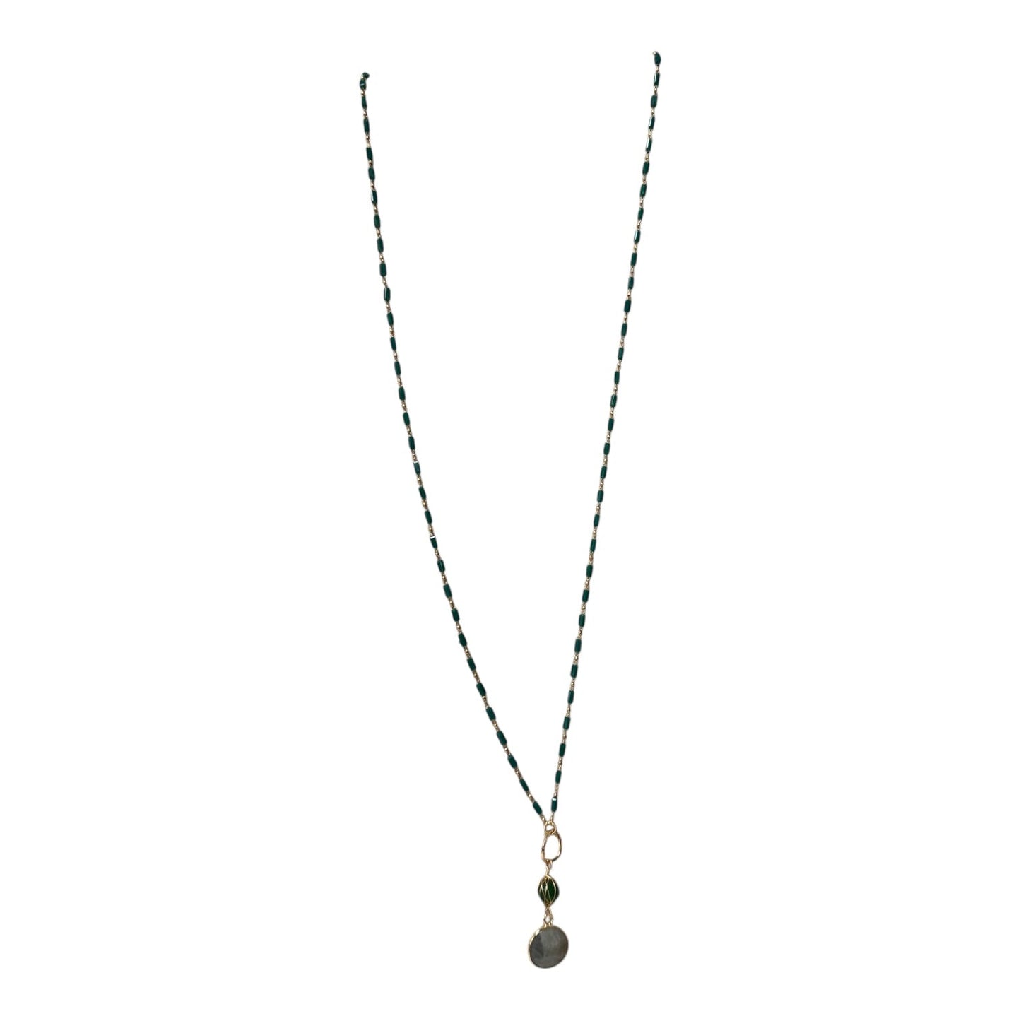 Necklace Pendant By Simply Noelle In Green