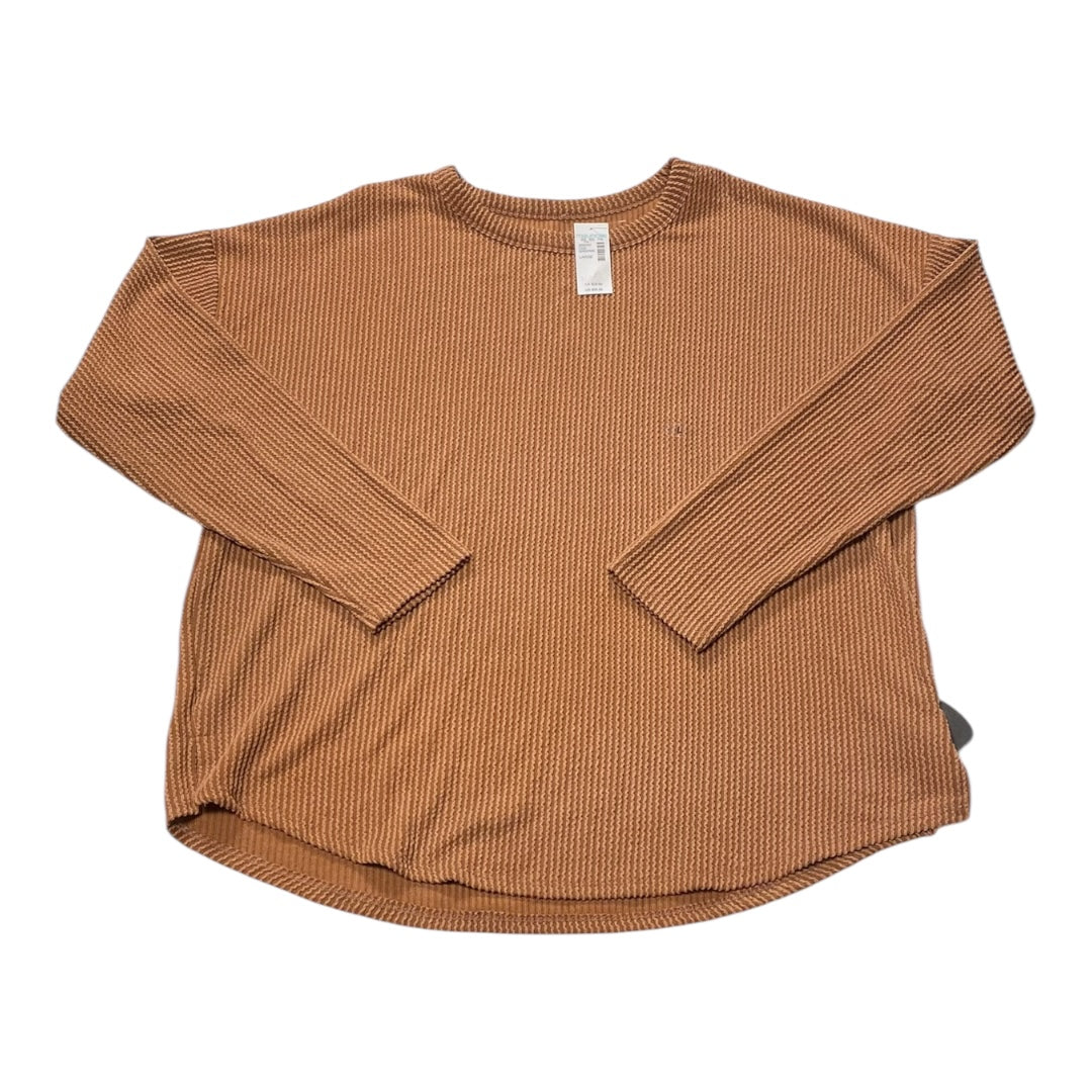 Top Ls By Maurices In Brown, Size:L