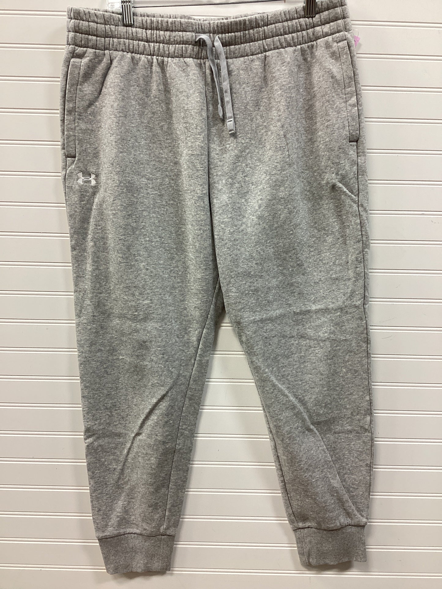 Athletic Pants By Under Armour In Grey, Size:Xl