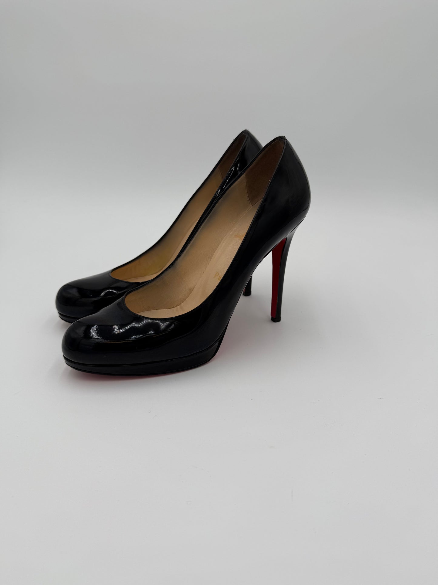 Shoes Luxury Designer By Christian Louboutin In Black, Size:7.5