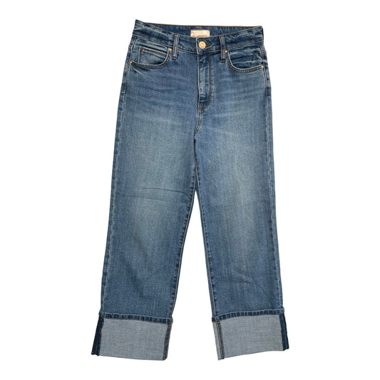 Jeans Wide Leg By Kut In Blue Denim, Size:0