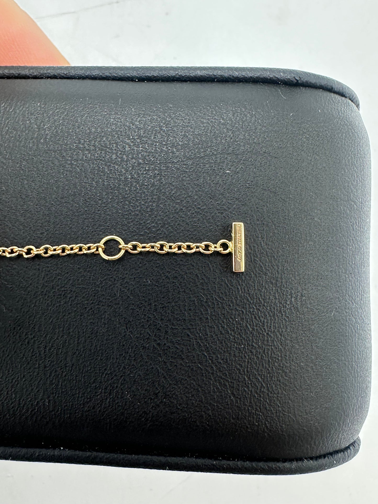 Tiffany & Company Luxury T Smile Diamond 18K Bracelet