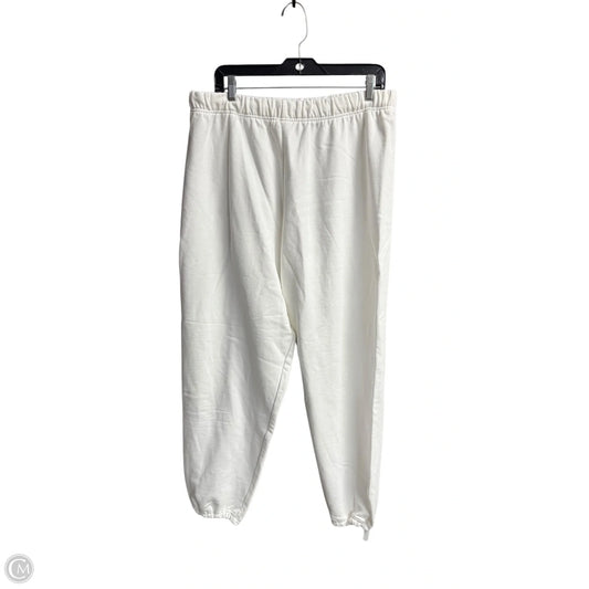 Pants Designer By Tory Burch In White, Size: Xl