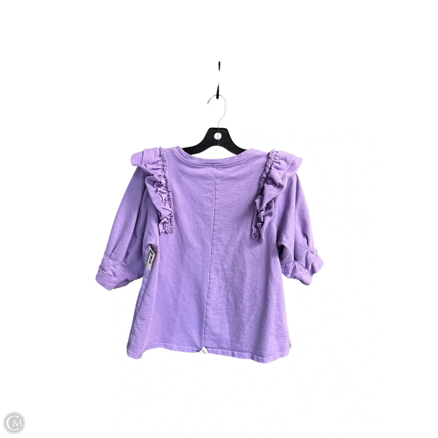 Top Short Sleeve By Umgee In Purple, Size: S