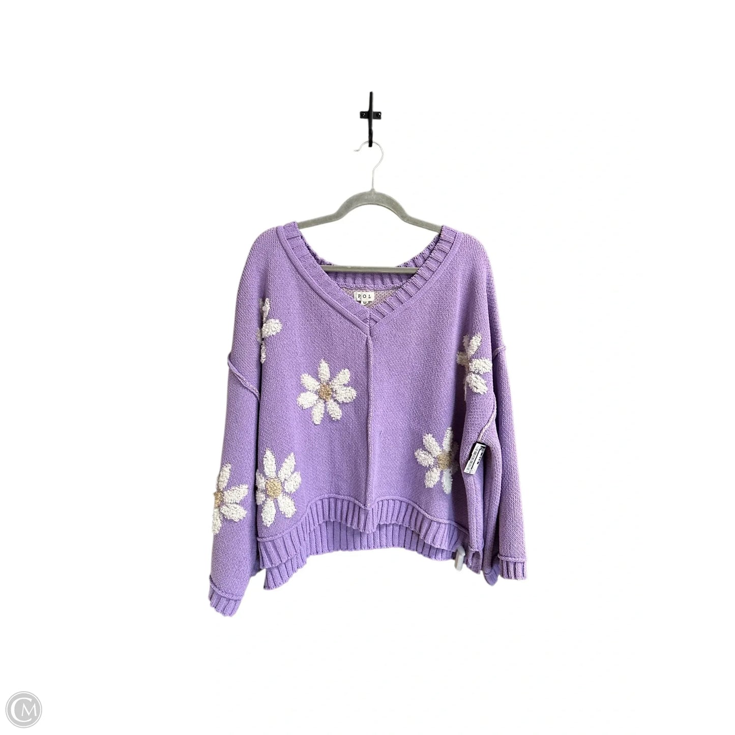 Sweater By Pol In Purple, Size: M