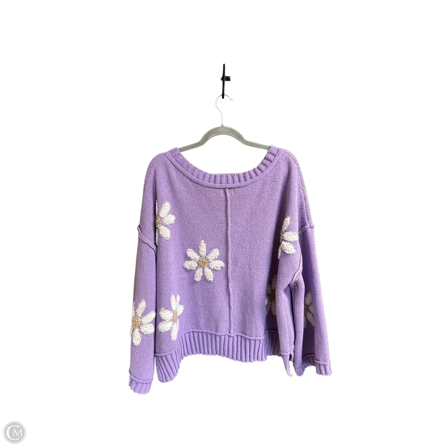 Sweater By Pol In Purple, Size: M