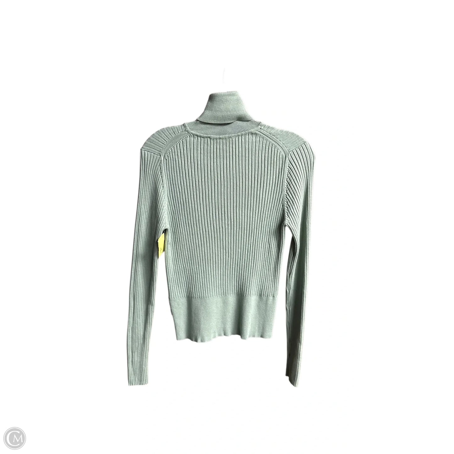 Top Long Sleeve By Zara In Green, Size: L
