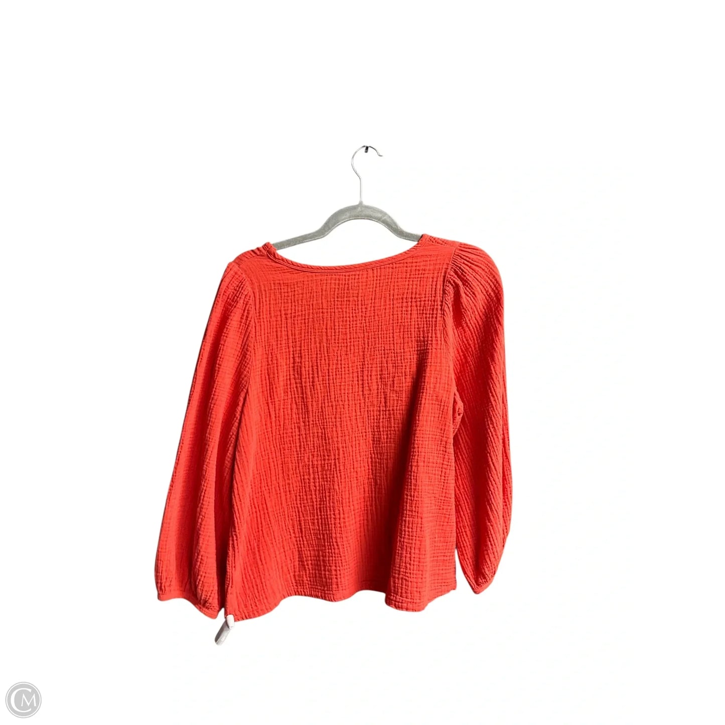 Top Long Sleeve By Universal Thread In Orange, Size: S
