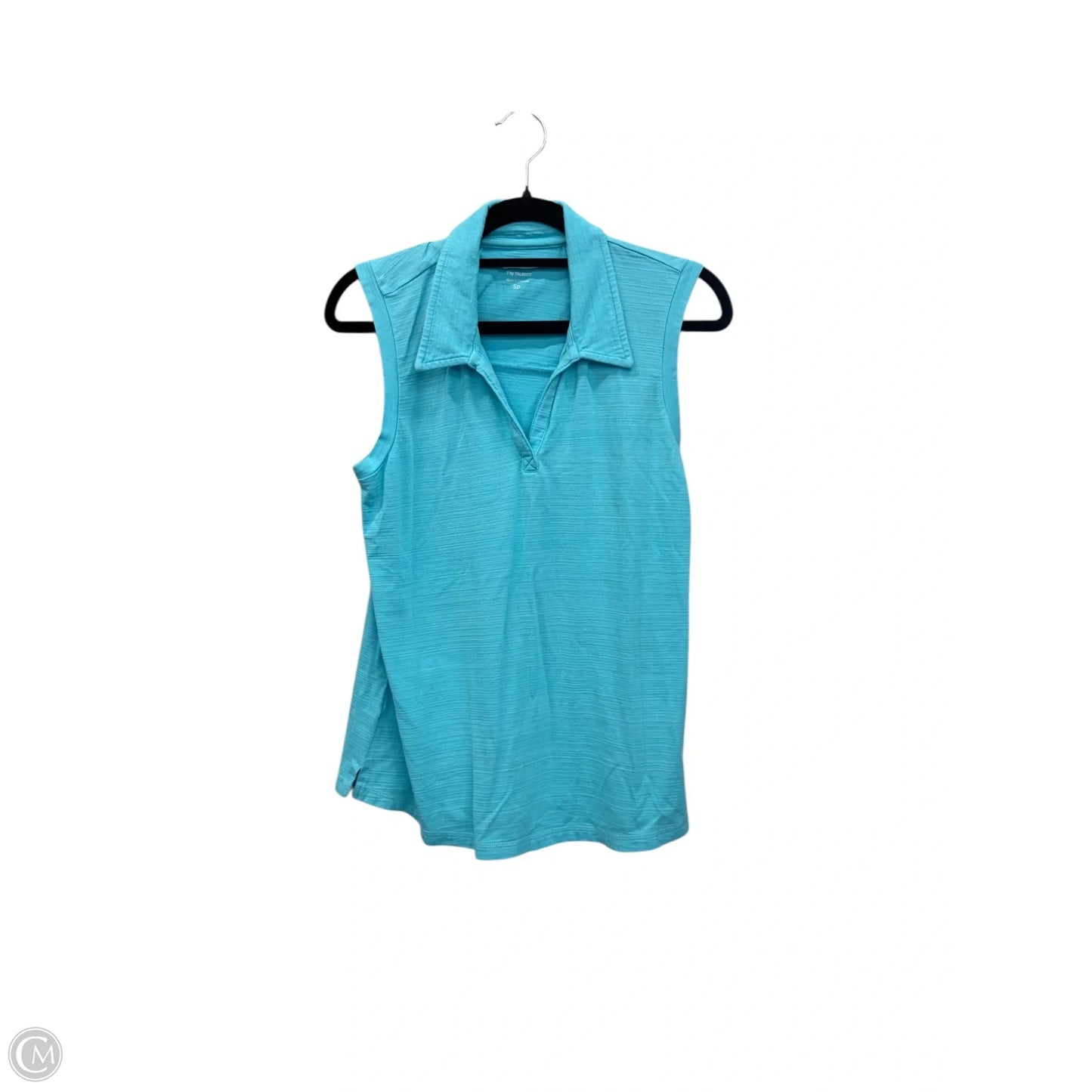 Top Sleeveless By Talbots In Aqua, Size: Sp