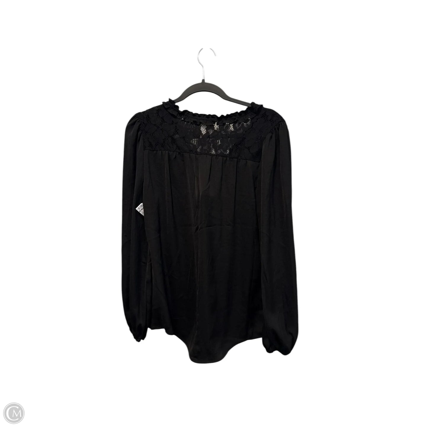 Top Long Sleeve By Knox Rose In Black, Size: S
