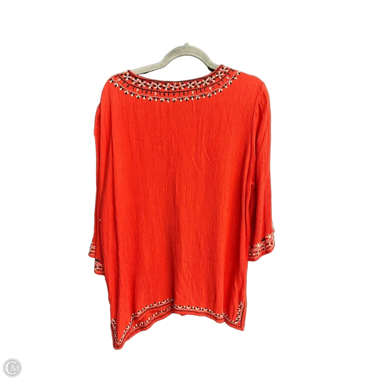 Top Short Sleeve By West Bound In Red, Size: L