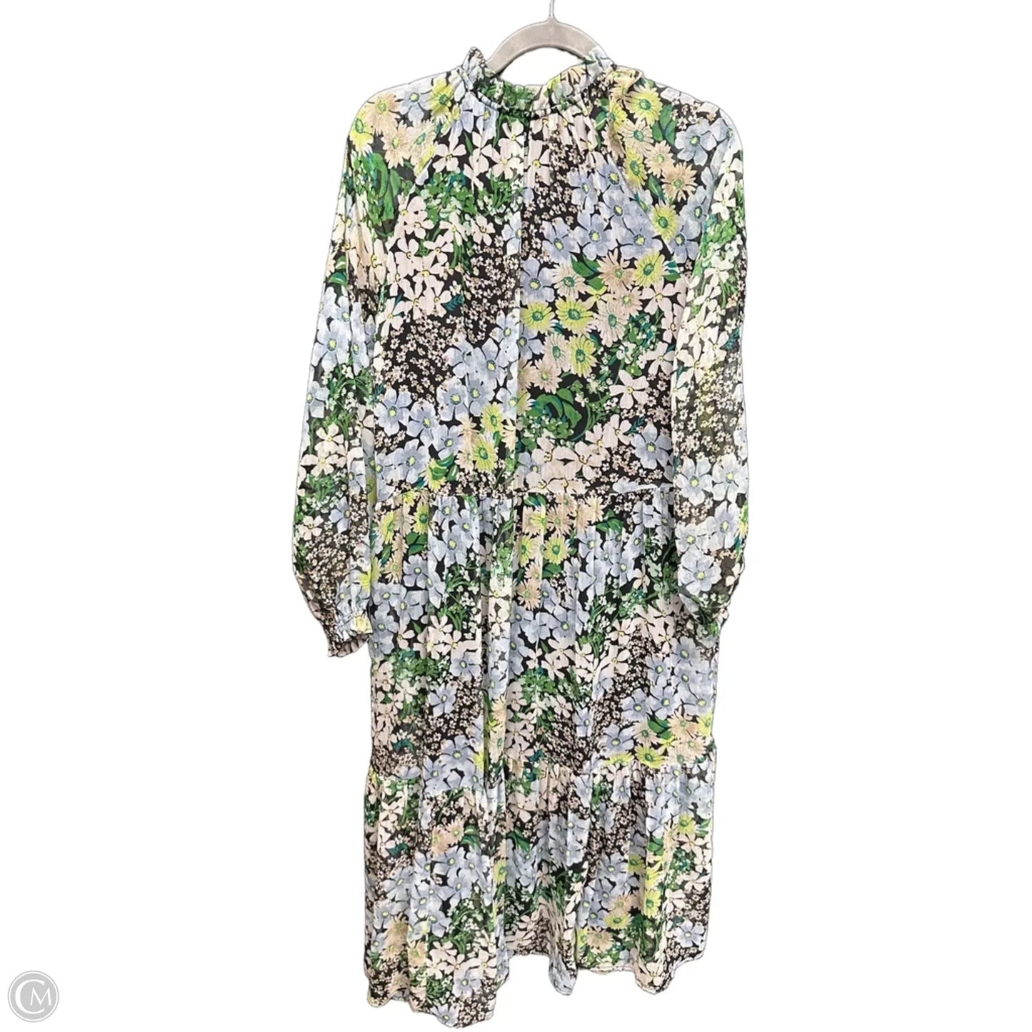 Dress Casual Maxi By H&m In Floral Print, Size: Xs