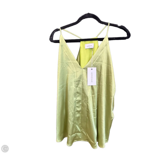 Top Sleeveless By Adrienne In Green, Size: M