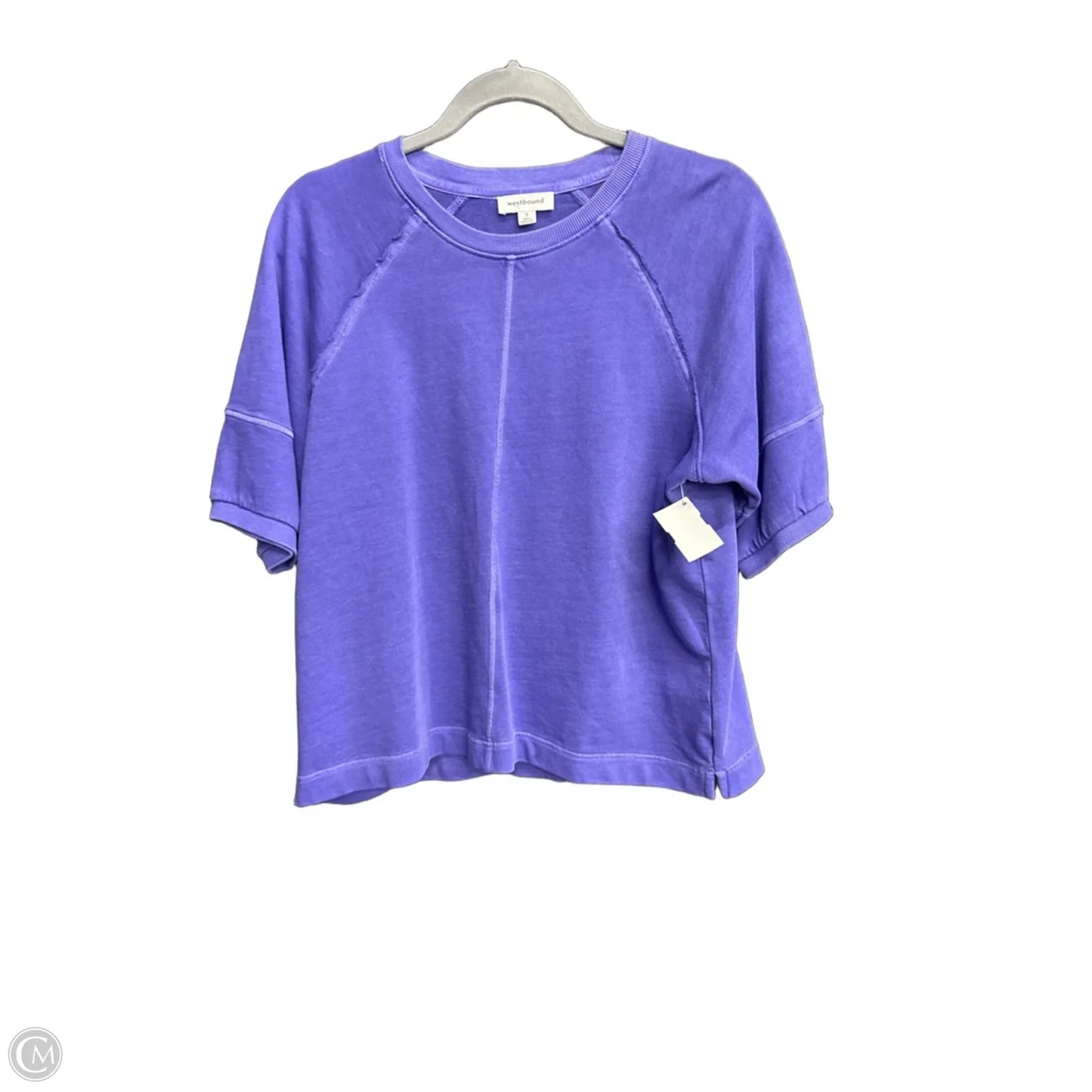 Top Short Sleeve Basic By West Bound In Blue, Size: S