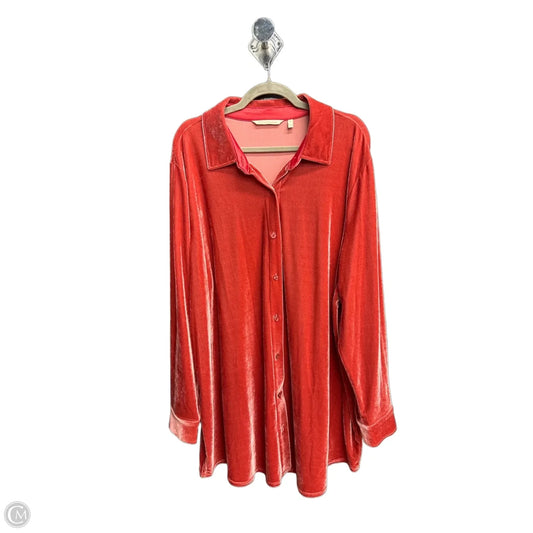 Dress Casual Short By Soft Surroundings In Red, Size: 3x