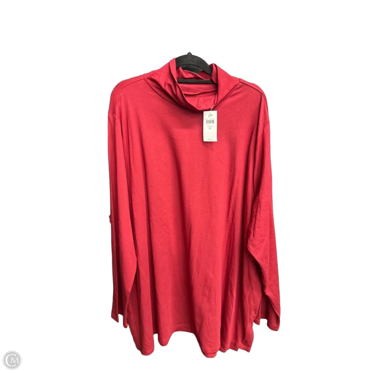 Top Long Sleeve Basic By J. Jill In Red, Size: 3x