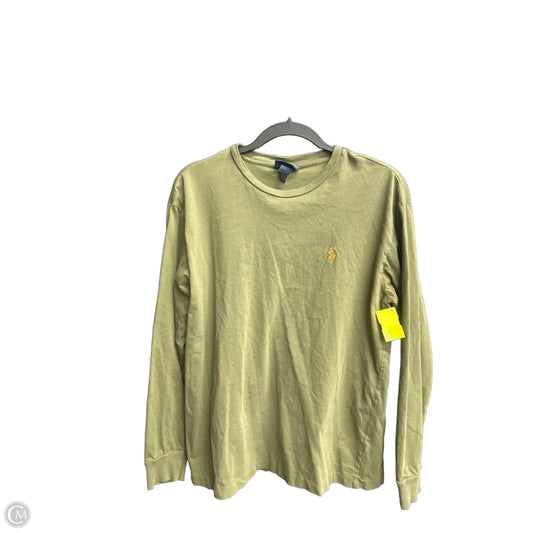 Top Long Sleeve Basic By Polo Ralph Lauren In Green, Size: S